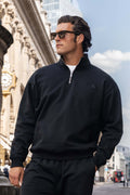 THE MILAN QUARTER ZIP SWEATER