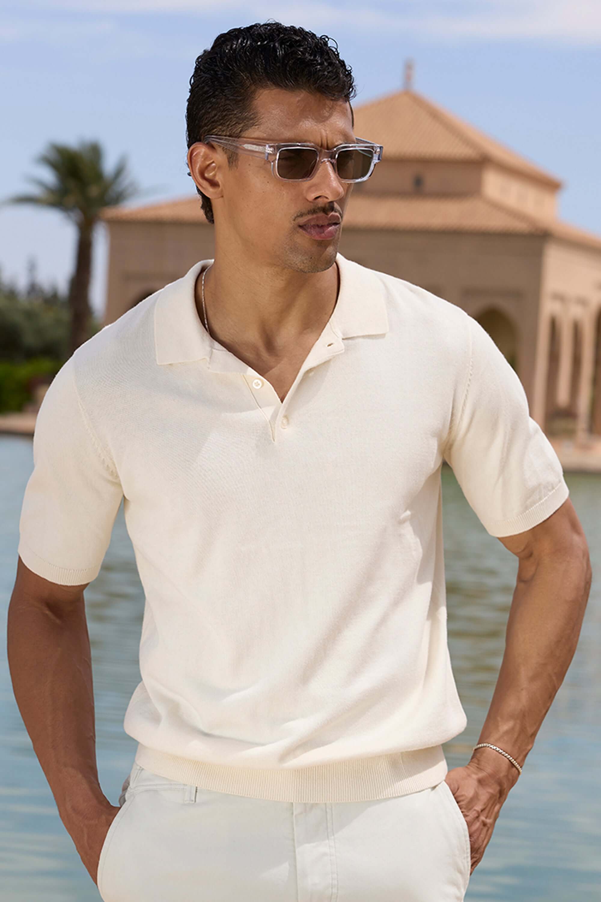 THE SANTONI SHORT SLEEVE POLO