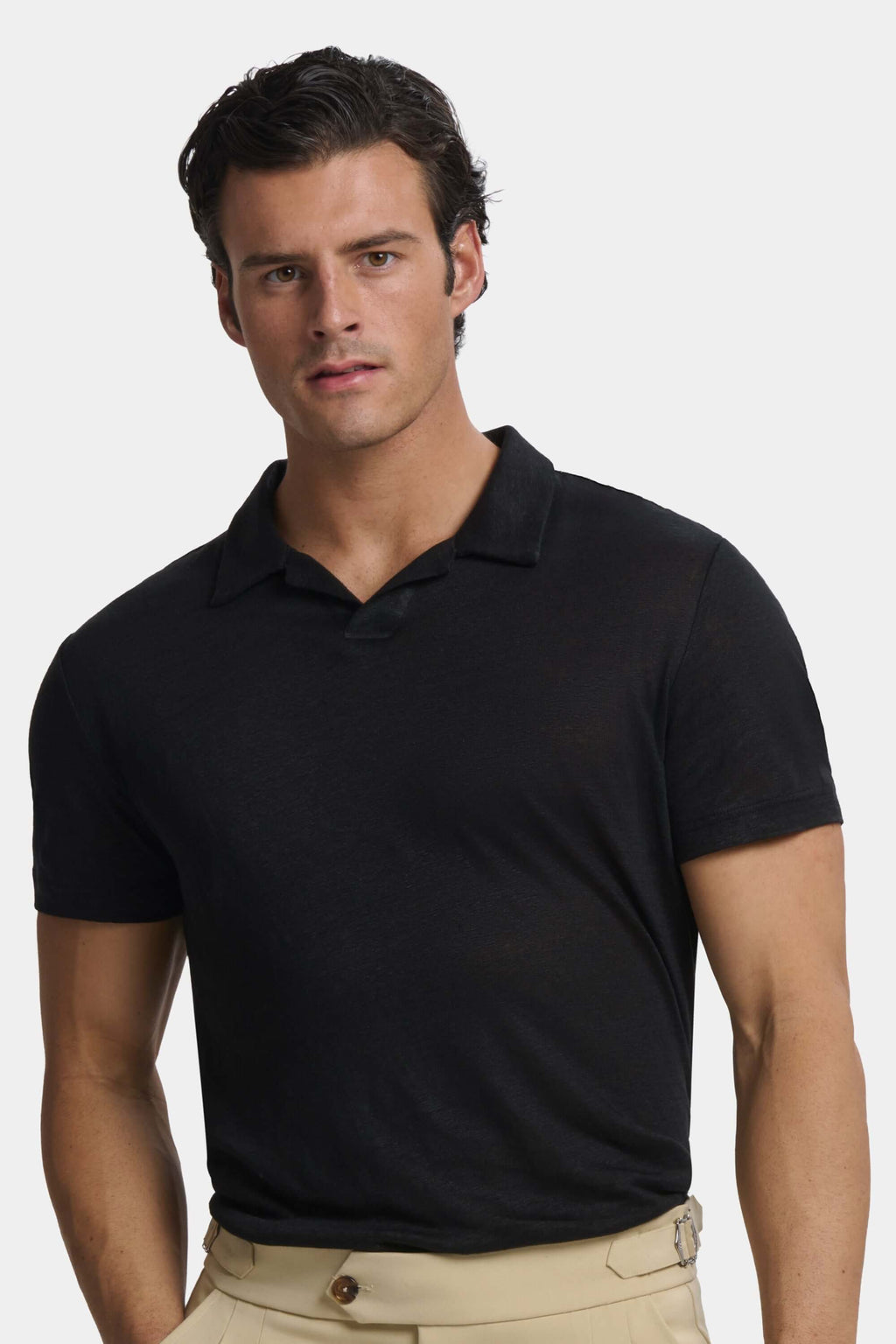 THE CLASSIC LINEN SLIM POLO
