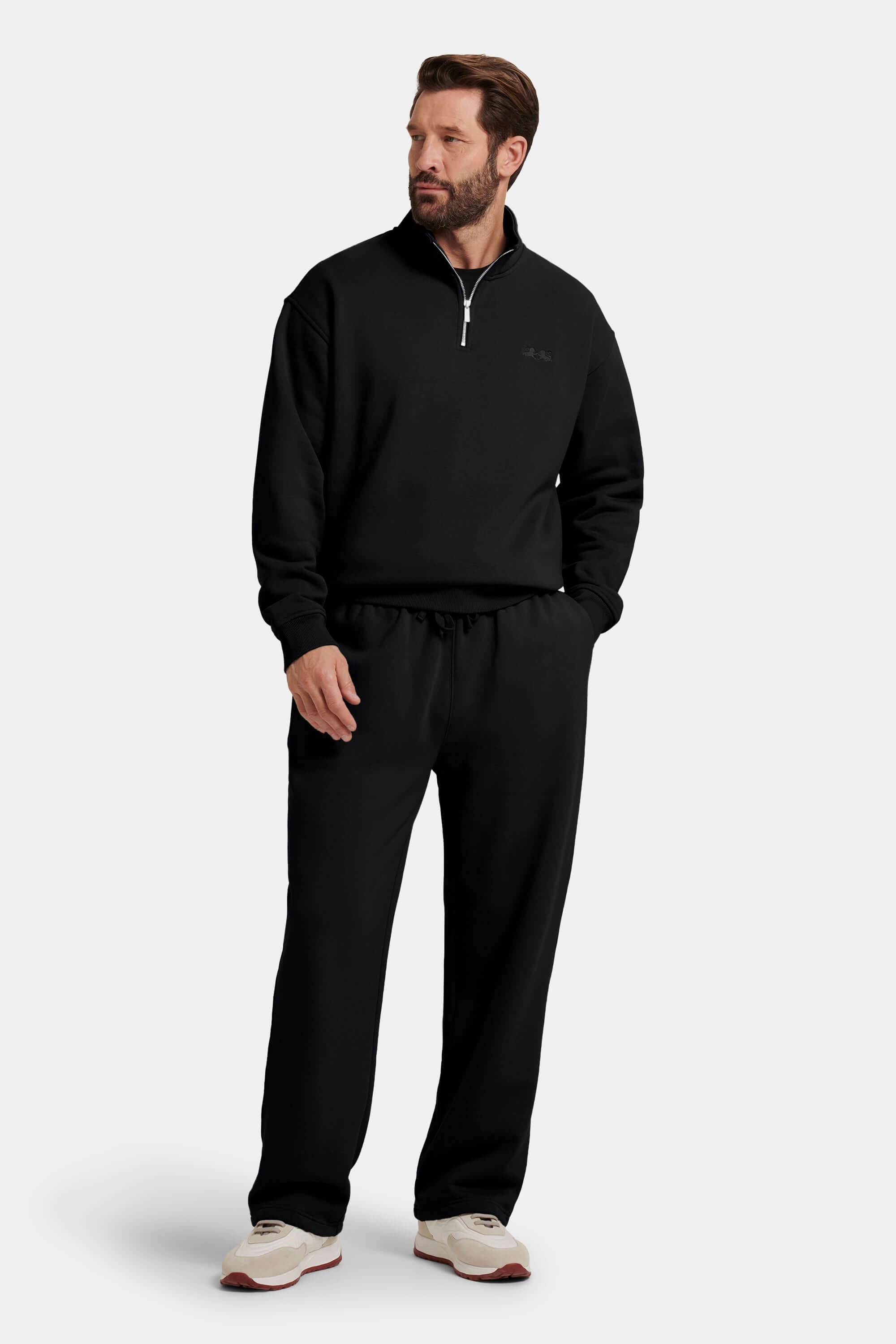 THE MILAN QUARTER ZIP SWEATER