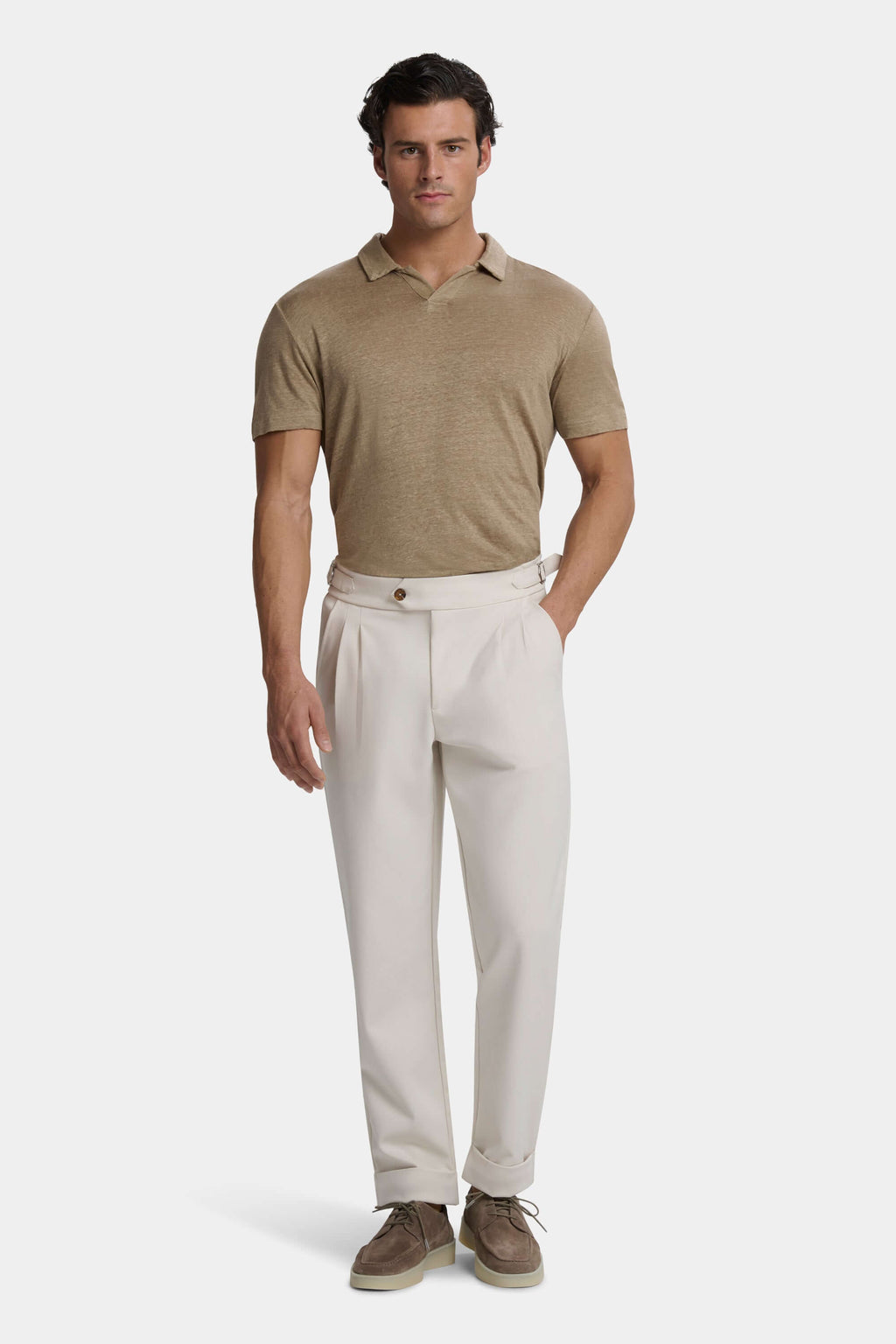 THE CLASSIC LINEN SLIM POLO