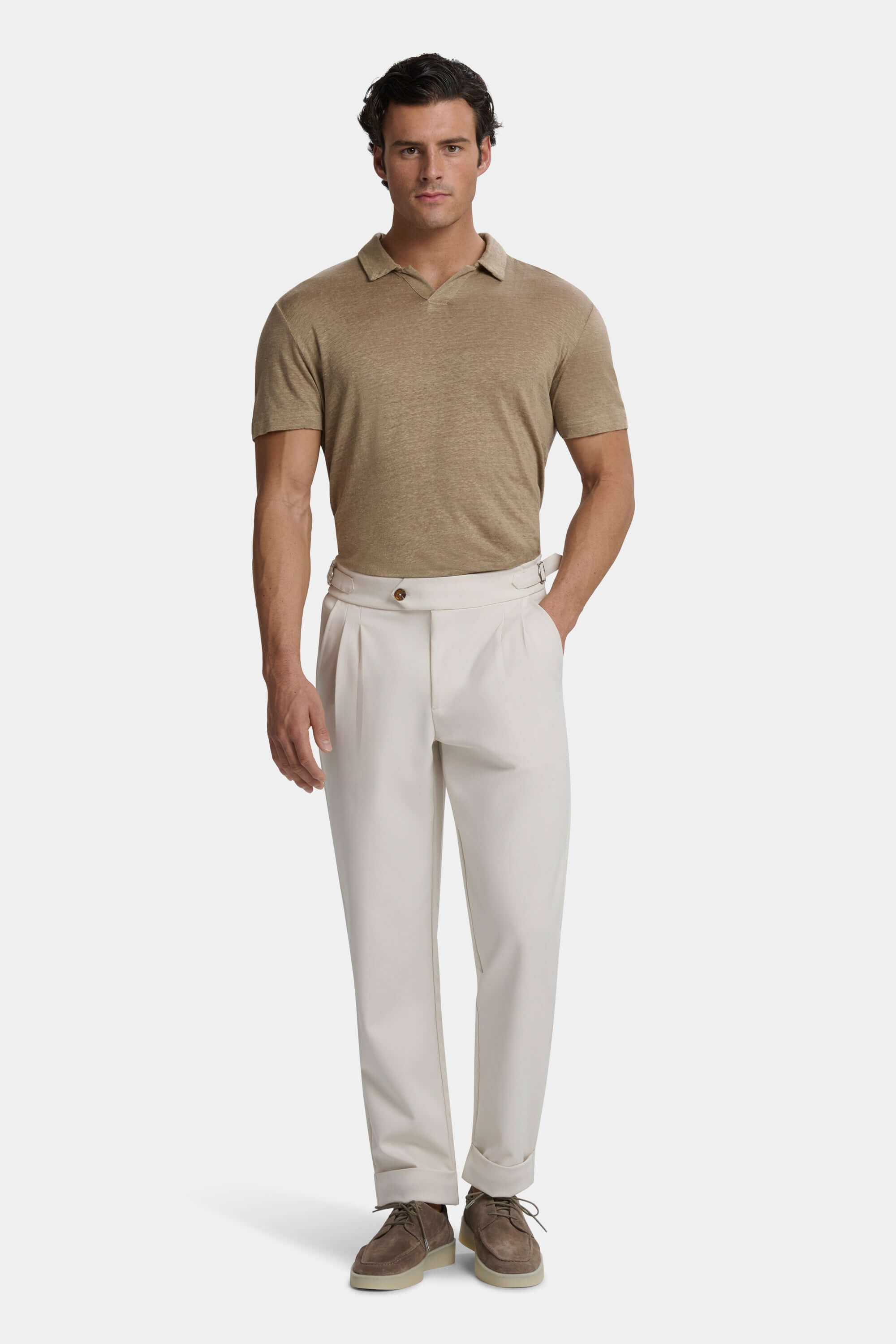 THE CLASSIC LINEN SLIM POLO