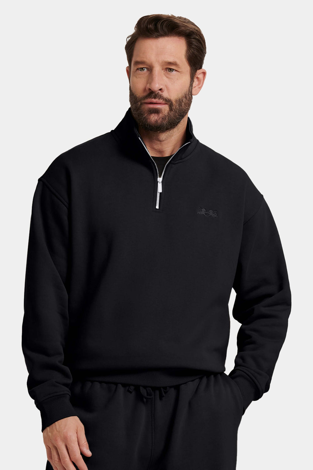 THE MILAN QUARTER ZIP SWEATER