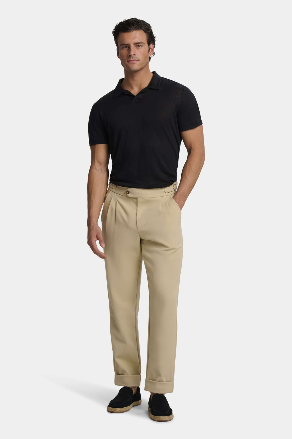 THE CLASSIC LINEN SLIM POLO