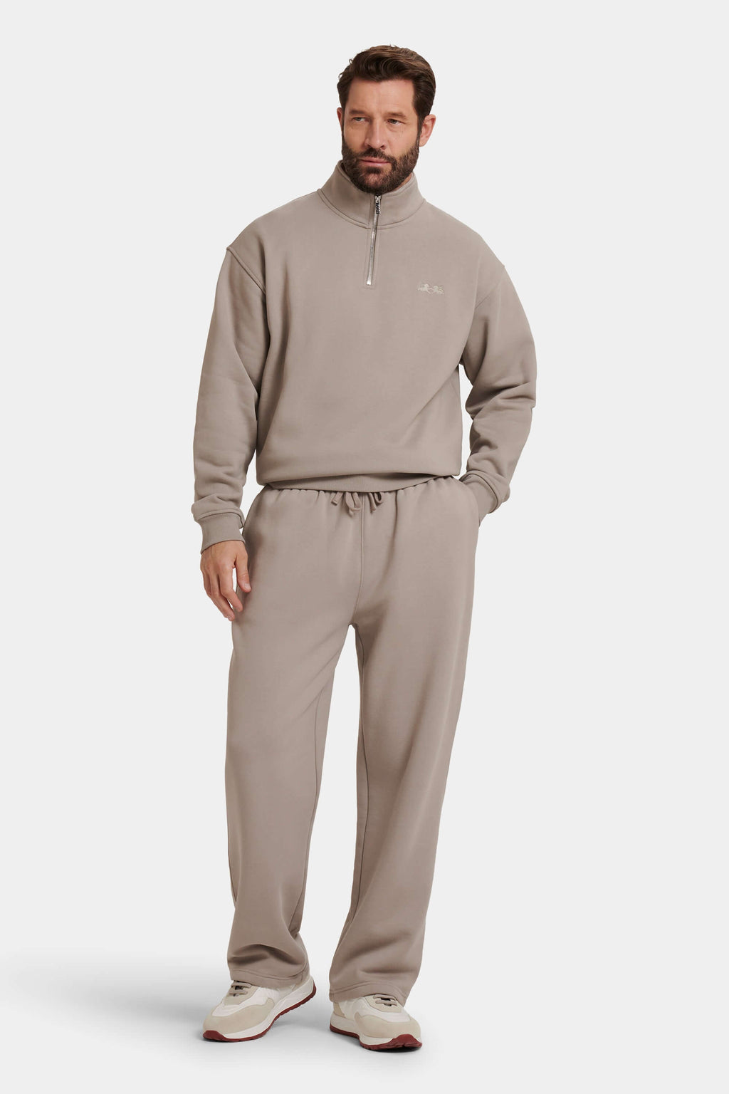 THE MILAN QUARTER ZIP SWEATER