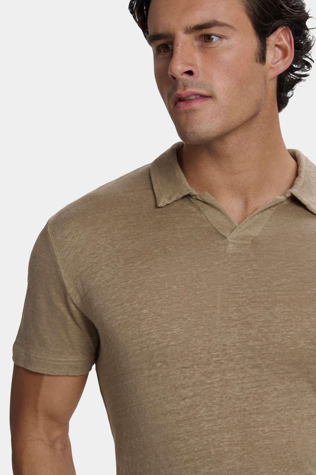 THE CLASSIC LINEN SLIM POLO